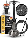 M. ROSENFELD Wasserpfeife Komplett XXL - 75cm Hookah mit Steckbowl, innovativem...