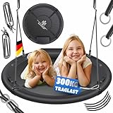 KESSER® Nestschaukel Tellerschaukel Hängeschaukel Rundschaukel Ø 100cm...