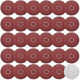 STEBRUAM Schleifpapier 225mm Klett, Schleifscheibe 30 Stück Körnung P120 225mm...