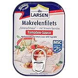 Larsen Makrelenfilets in Tomaten-Sauce Msc, 110 g