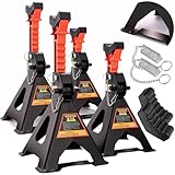 4X Unterstellböcke Stützböcke 3T, 295-425 mm, mit Sicherung VERSTÄRKT...