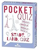 moses. Pocket Quiz Stadt Land Quiz, 150 Fragen rund um kuriose Fakten aus aller...