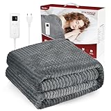 staronce Heizdecke 180x130 cm – 9 Heizstufen & Abschaltautomatik mit...