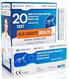 20x Corona Schnelltest Neue Variante 2025 Test Covid-19 Selbsttest Nasales...