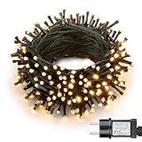 Joomer Lichterkette Außen 100 LED, 10M Weihnachtsbaum Lichterkette...