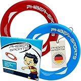 PHIBER-SPORTS Frisbee-Ringe – 2er Doppelpack Premium leichte Wurfringe – 80%...