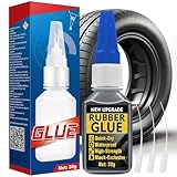 HuakChai Gummikleber Extra Stark Wasserfest, Starke Bindung Reifenkleber, 30g...