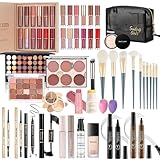 Make Up Set, Ruicen Make-up-Set für den perfekten Full Face Look, 43-teiliges...