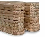 AZZAP Lärche Zaunlatten 90x20mm Lärchenholz Holzzaun Holz Zaun Brett Zaunbrett...