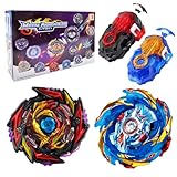 Acebwhtoy2 in 1 Bey Battling Tops Blade, 4D Metall Fusion kampfkreisel, Kampf...