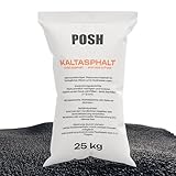 Kaltasphalt 25kg Reparaturasphalt Bitumenmasse Bitumen Asphaltreparatur Asphalt...