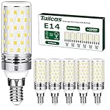 Tailcas E14 LED Kaltweiß Birne, 6000K 1000LM 12W E14 Lampe, Ersatz für 100W...
