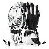 Atercel Skihandschuhe -30°F Wasserdichter Touchscreen Herren Damen...