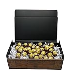 Ferrero Rocher 400g 'Gold' Schatztruhe mit 32 Kugeln - knusprige...