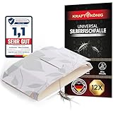 KRAFTKÖNIG Premium Silberfischfalle - 12x Silberfische bekämpfen -...