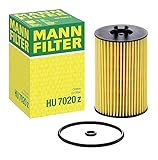 MANN-FILTER HU 7020 z Ölfilter – Ölfilter Satz mit Dichtung / Dichtungssatz...