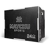 Matchu Sports | Plyo Box | Crossfit Box | Einstellbar in 51cm (20 Inch), 61cm...