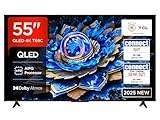 TCL 55T69C 55 Zoll QLED, Direct LED TV, 4K HDR TV, Smart Google TV (Dolby Vision...