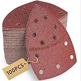 100 Stück Schleifpapier Dreieckschleifer Set 105x152 mm (93x93x93 mm), P40x10,...