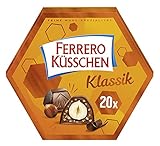 Ferrero Küsschen Klassik – Knackig geröstete Haselnuss umhüllt von feiner...
