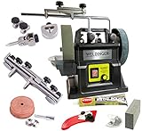 WELDINGER Nass- Schleifmaschine NSM 200 vario 90 W Drehzahl regelbar mit...