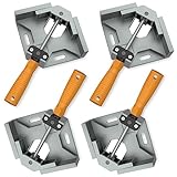 Housolution Winkelspanner, 4 Stück 90 Grad Einhand Aluminiumlegierung Eckklemm,...
