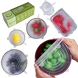 BEAUTLOHAS. Dehnbare Silikondeckel, 6er Pack Silikondeckel Dehnbar &...