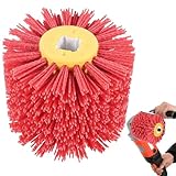 Schleifbürsten: 80 Körnung, 100mm Breite - 120mm Ø | Schleifwalze geeignet,...