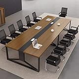 WXXZCE Konferenztisch Groß, Besprechungstisch Büro Tisch Länge 200cm-700cm,...