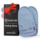 FABCARE Premium Peelinghandschuh gesicht, peeling schwamm 2 Stück - Peeling...