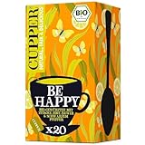 Cupper Be Happy Bio-Gewürztee mit Zitrone, Zimt, Ingwer und Schwarzem Pfeffer,...