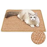 FUKUMARU Kratzmatte Katze, natürliche Katzenkratzbretter Sisal...
