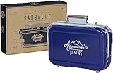 Gentlemen's Hardware Tragbarer Grill, leichter Koffer-Stil in Edelstahl, Farbe:...