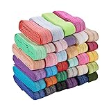 BENECREAT 37 Yards/34m 15mm breites Faltband Elastic Stretch FOE Gummiband für...