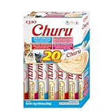 INABA Churu Püree Multipack - Katzen-Leckerli zum Füttern aus der Hand....