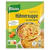Knorr Suppenliebe Hühnersuppe für eine leckere Nudelsuppe mit vielen Nudeln...