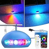 Poolbeleuchtung unterwasser:18W RGB Smart LED Teichbeleuchtung mit APP &...