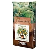 Green Home Zitruserde 72L - Erde für Zitruspflanzen & Mediterrane Pflanzen |...
