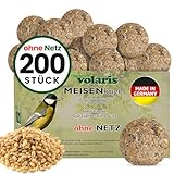 Eggersmann volaris 200 Stück Meisenknödel MEISENkugel ohne Netz 18 kg |...