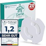 SafeMate® (20Stk.) Steckdosen Kindersicherung - Einfach anzubringen & mit...