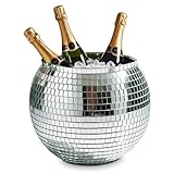MikaMax Eiskübel Discokugel – XL 11 Liter – Getränkekühler für Partys...