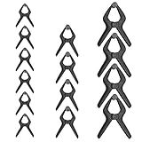 Amazon Basics 14 Stück, Nylon-Federklemmen, 6 Stück 8,57 cm, 4 Stück 11,43...