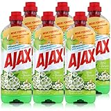 AJAX Allesreiniger'Frühling Blumen' - 6er Pack (6 x 1000 ml)