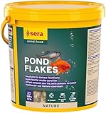 sera Pond Flakes 3,8 L (560g) | Hauptfutter für Teichfische | ohne Farb- &...