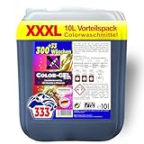 VERY Color Gel, dickflüssiges Waschmittel im 10l Vorratspack (333...