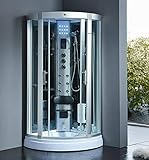 XXL Luxus LED Dampfdusche Kombi Dusche Duschtempel Komplettdusche Duschkabine +...