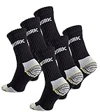 6 Paar Herren Arbeitssocken - Robuste Atmungsaktive Work Socks - Berufssocken,...