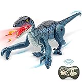 HANDSONIC Ferngesteuerter Dinosaurier Spielzeug, RC Dino für Kinder ab 4, 5, 6,...