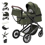 Daliya® FLEXI-PRO M 2in1 Kombikinderwagen & Buggy – XXL-Set,...