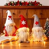 dellyy 3 PCS Wichtel Figuren Weihnachten, Weihnachtswichtel Deko, 30CM, Plüsch...